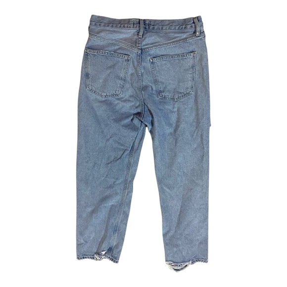 AGOLDE 90’s Jeans Distressed in Echo Organic Cotton Sz 27 - Picture 5 of 7